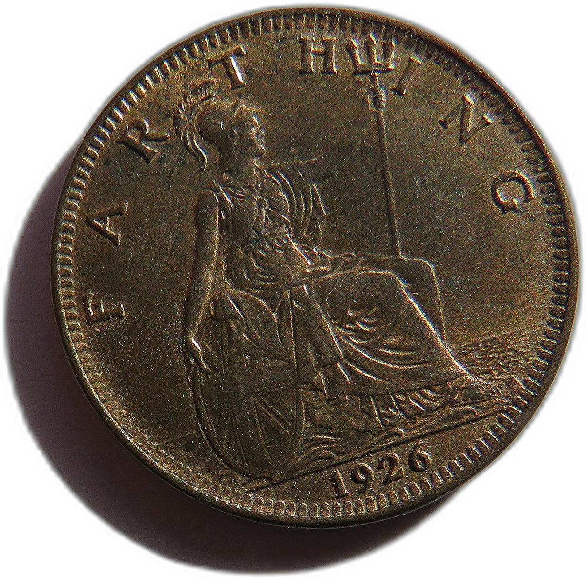 1926 King George V Farthing Coin In High Grade - Great Britain