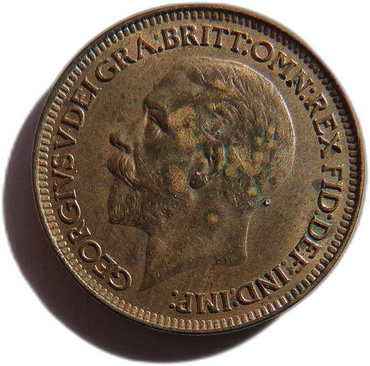 1926 King George V Farthing Coin In High Grade - Great Britain