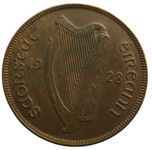 Load image into Gallery viewer, 1928 Ireland One Penny Coin In Higher Grade
