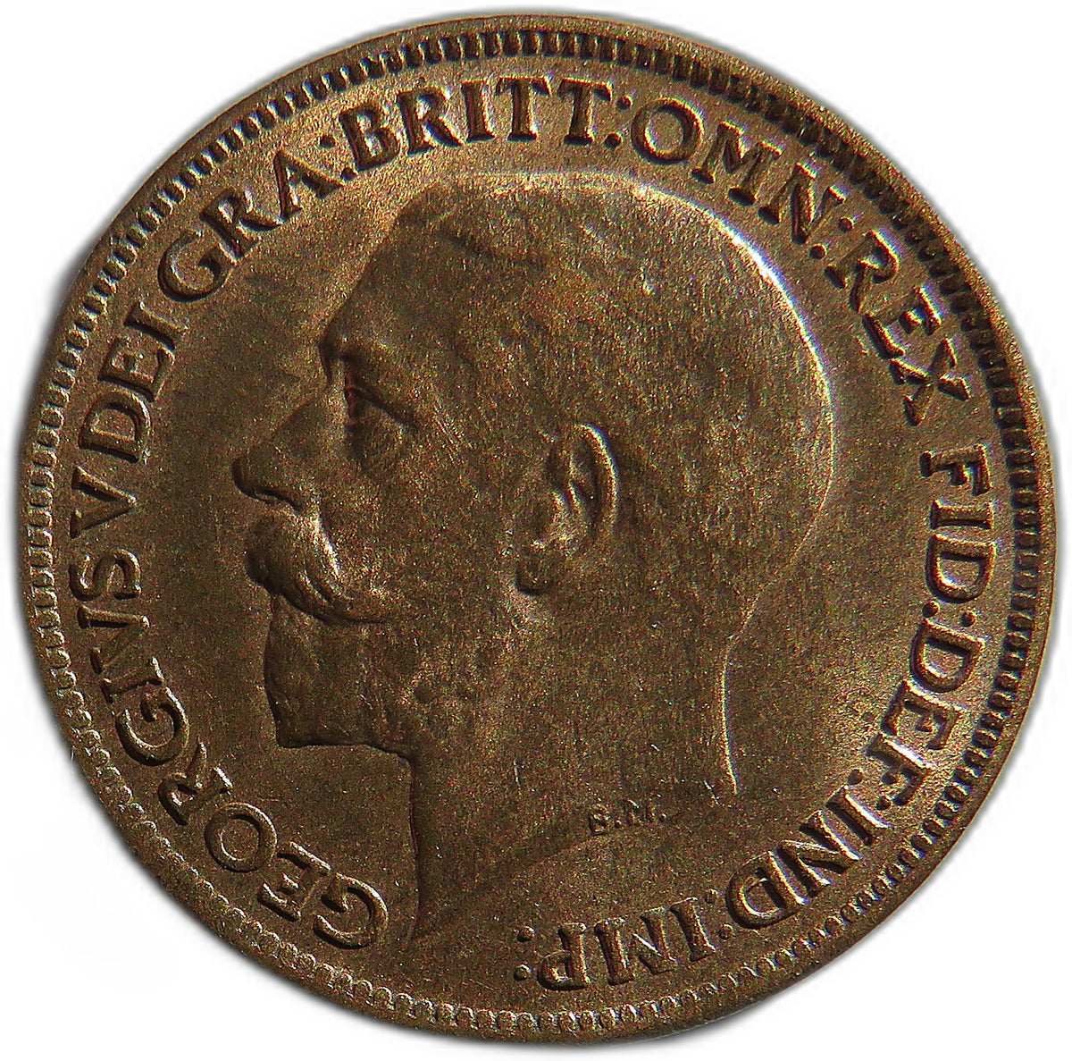 1920 King George V Farthing Coin In High Grade - Great Britain