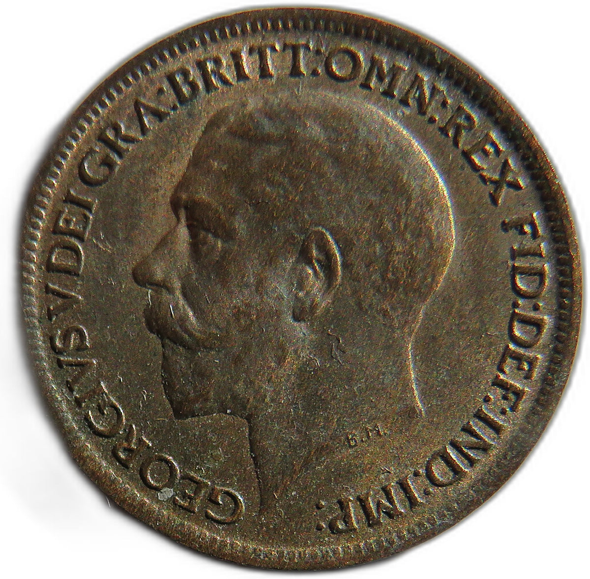 1919 King George V Farthing Coin In Higher Grade - Great Britain