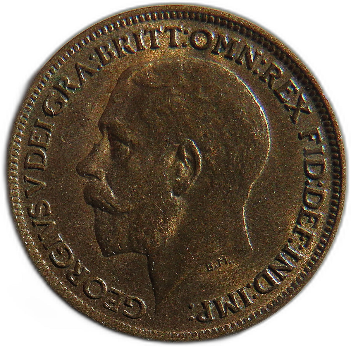 1918 King George V Farthing Coin In Higher Grade - Great Britain
