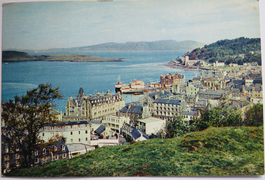 Vintage Postcard of Oban and The Firth of Lorne, Argyll