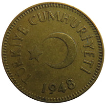 Load image into Gallery viewer, 1948 Turkey 25 Kurus Coin
