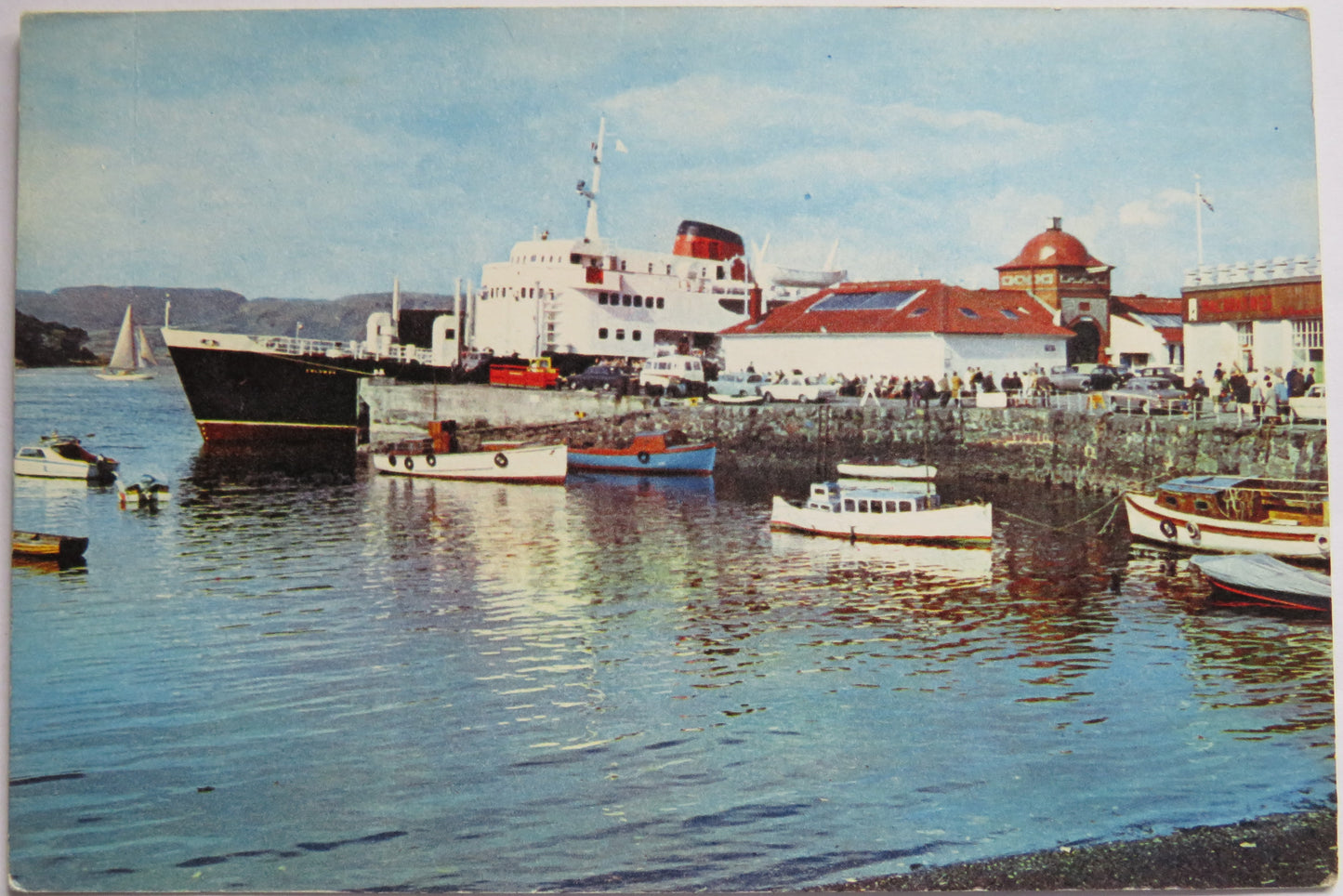 Vintage Postcard of The "Columba" At MacBrayne's Pier, Oban