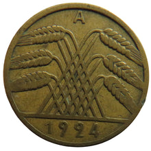 Load image into Gallery viewer, 1924-A Germany - Weimar Republic 10 Reichspfennig Coin
