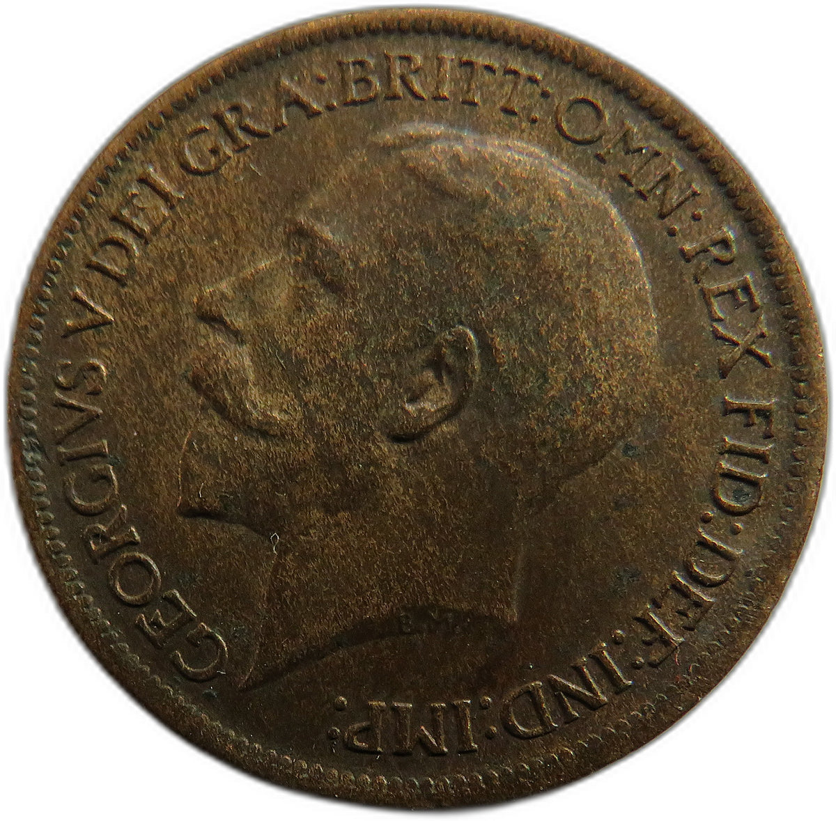 1917 King George V Halfpenny Coin In Better Grade - Great Britain