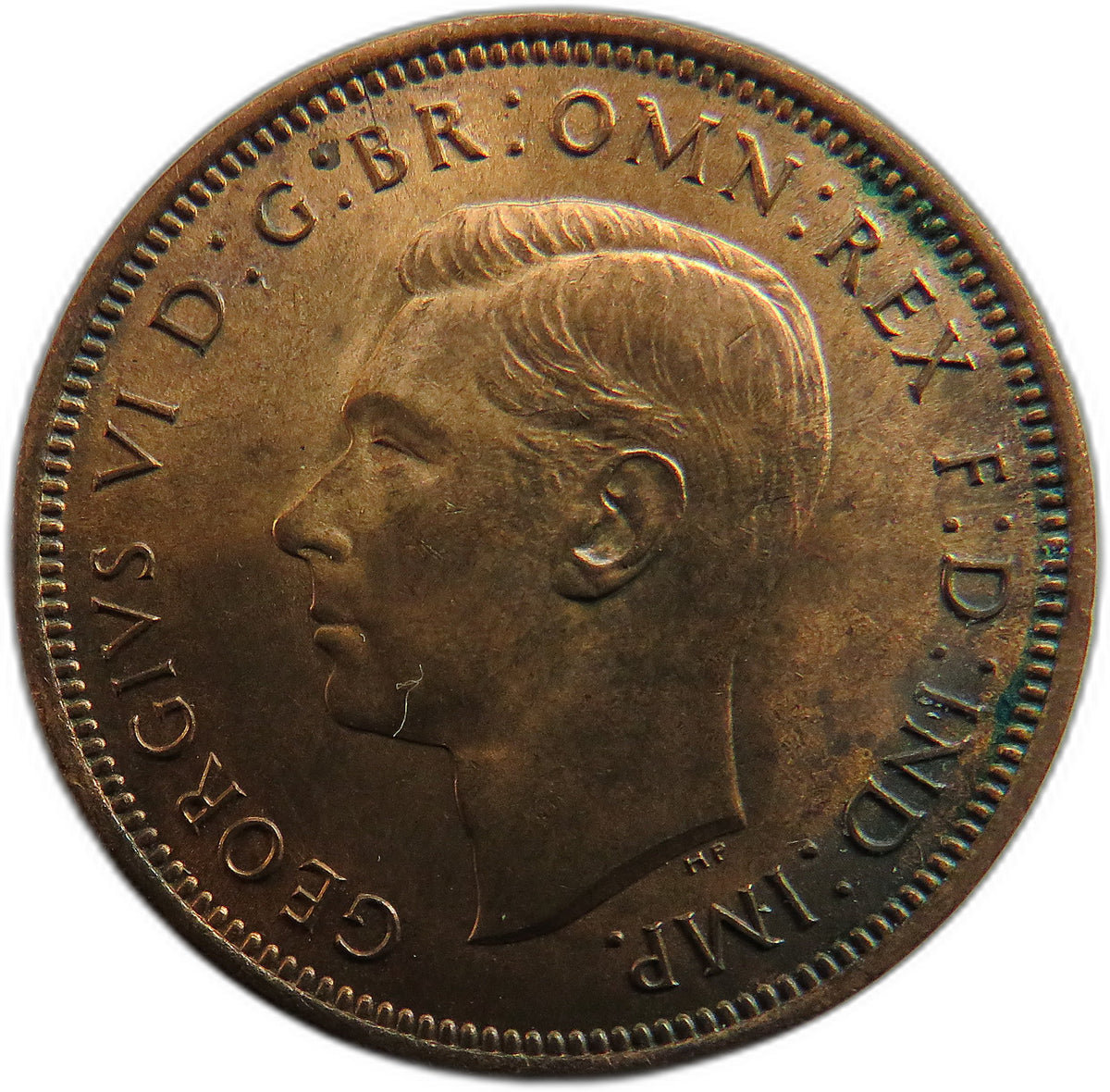 1939 King George VI Halfpenny Coin In High Grade - Great Britain