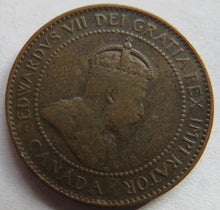 Load image into Gallery viewer, 1906 King Edward VII Canada One Cent Coin
