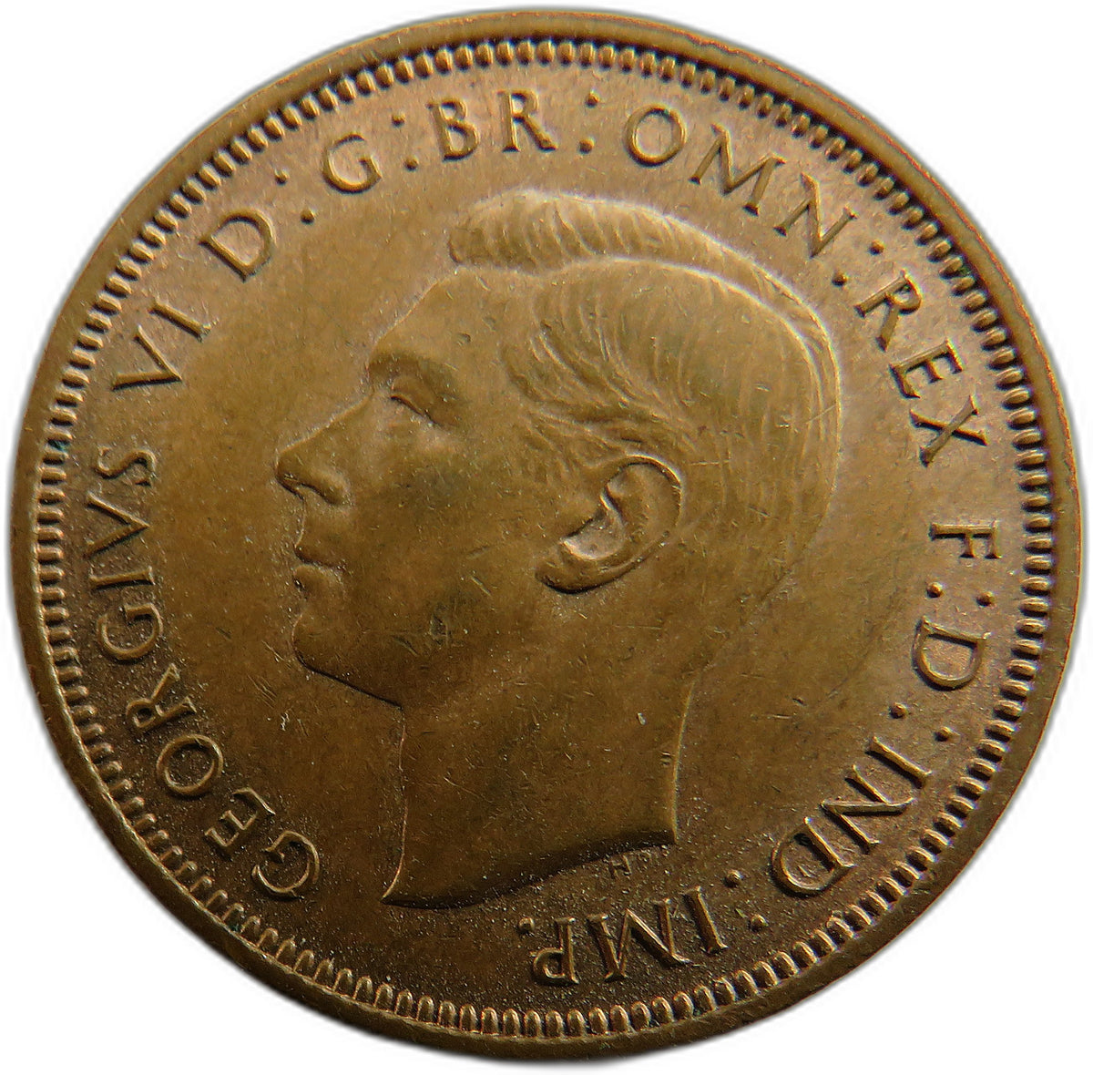 1944 King George VI Halfpenny Coin In Higher Grade - Great Britain