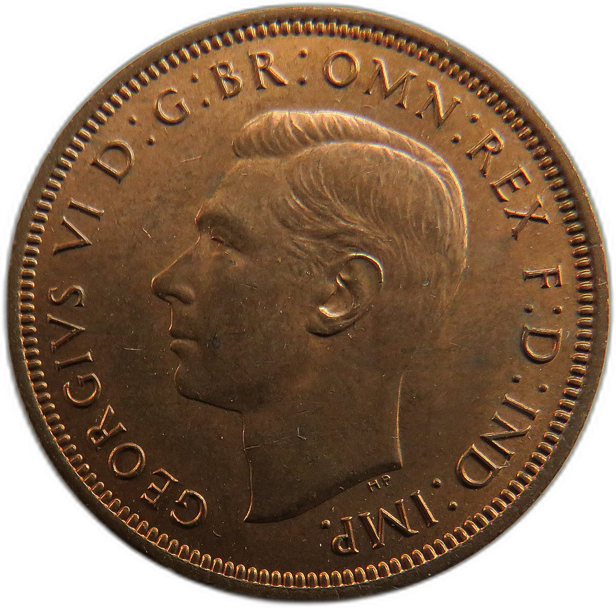 1945 King George VI Halfpenny Coin In High Grade - Great Britain