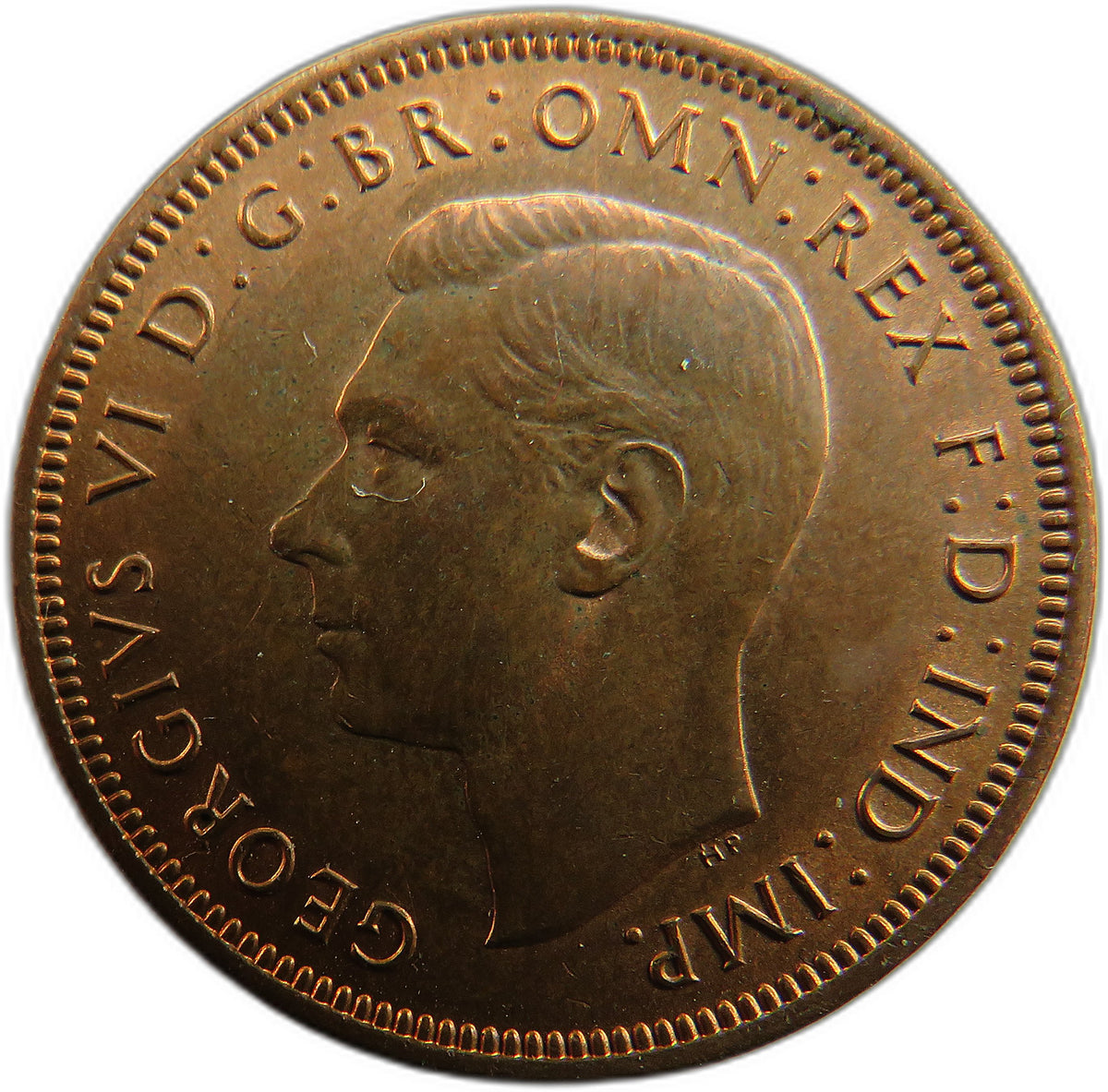 1945 King George VI Halfpenny Coin In Higher Grade - Great Britain