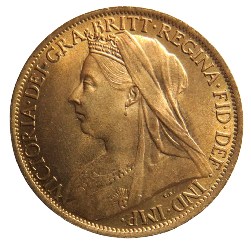 1901 Queen Victoria One Penny Coin In High Grade - Great Britain