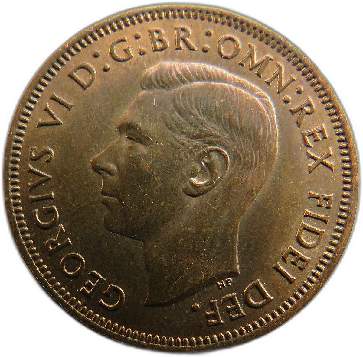 1952 King George VI Halfpenny Coin In High Grade - Great Britain