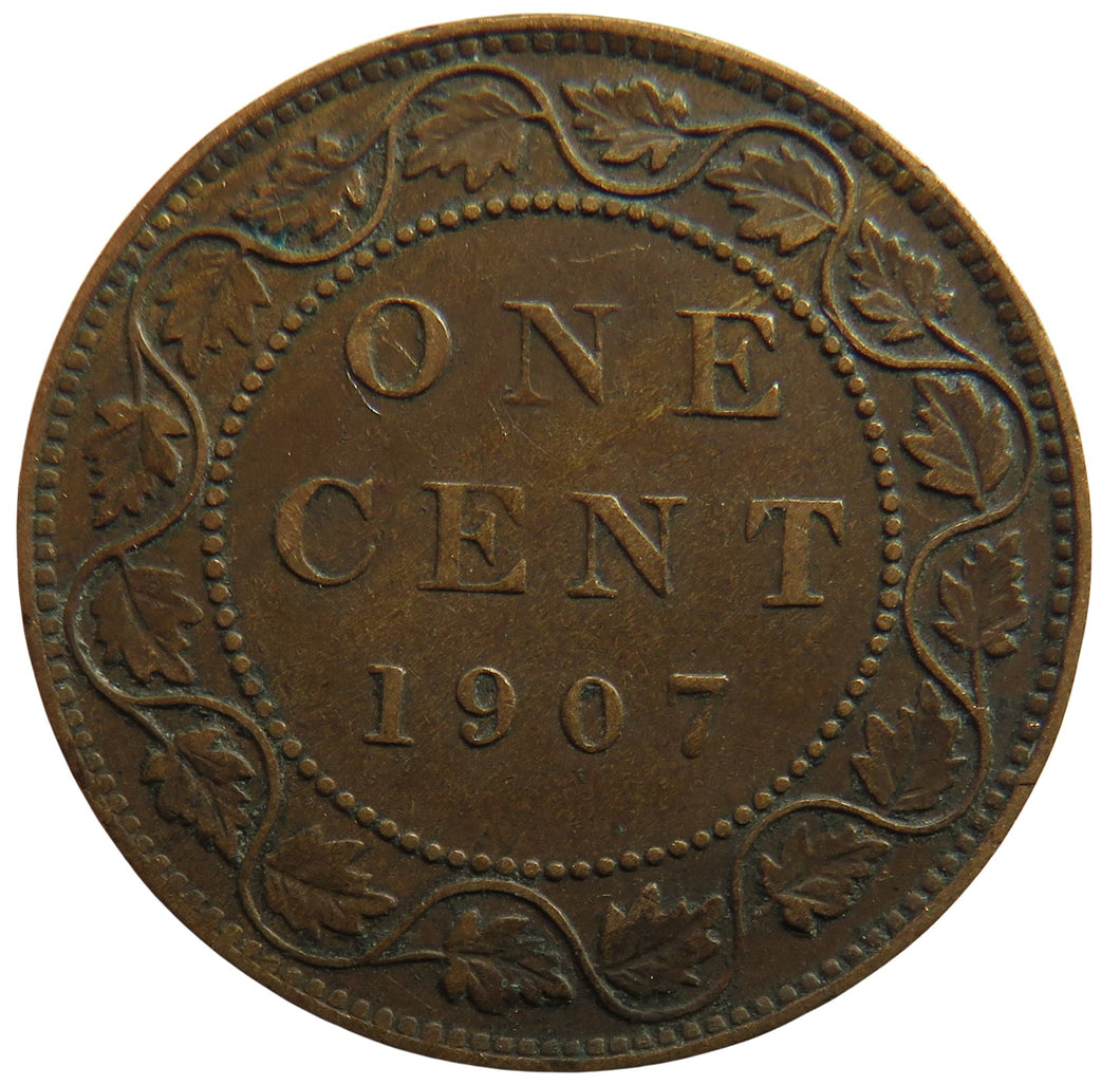 1907 King Edward VII Canada One Cent Coin