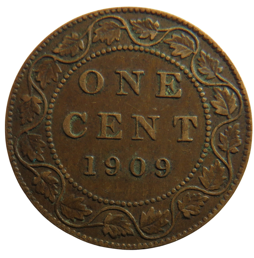 1909 King Edward VII Canada One Cent Coin