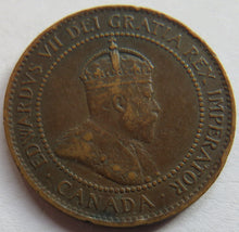 Load image into Gallery viewer, 1906 King Edward VII Canada One Cent Coin
