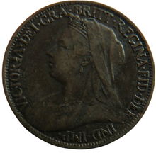 Load image into Gallery viewer, 1901 Queen Victoria Farthing Coin - Great Britain
