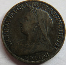 Load image into Gallery viewer, 1901 Queen Victoria Farthing Coin - Great Britain
