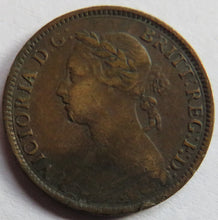 Load image into Gallery viewer, 1890 Queen Victoria Farthing Coin - Great Britain
