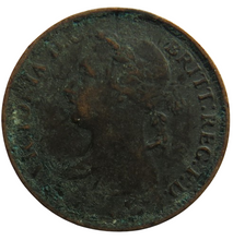 Load image into Gallery viewer, 1884 Queen Victoria Farthing Coin - Great Britain
