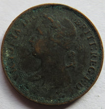 Load image into Gallery viewer, 1884 Queen Victoria Farthing Coin - Great Britain
