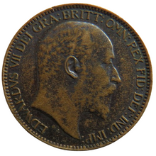 Load image into Gallery viewer, 1909 King Edward VII Farthing Coin - Great Britain
