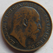 Load image into Gallery viewer, 1909 King Edward VII Farthing Coin - Great Britain
