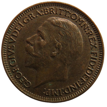 Load image into Gallery viewer, 1928 King George V Farthing Coin In Higher Grade
