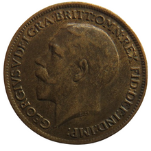 Load image into Gallery viewer, 1918 King George V Farthing Coin In Better Grade
