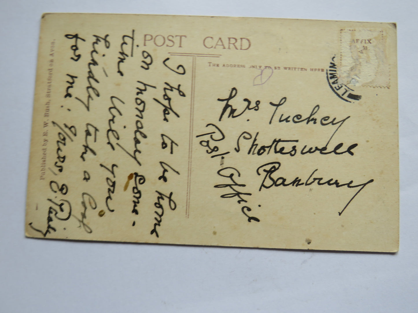 Vintage Postcard of Shakespeare's House