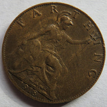 Load image into Gallery viewer, 1918 King George V Farthing Coin In Better Grade
