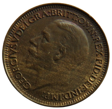 Load image into Gallery viewer, 1931 King George V Farthing Coin In Higher Grade
