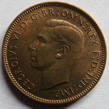 Load image into Gallery viewer, 1939 King George VI Farthing Coin In High Grade
