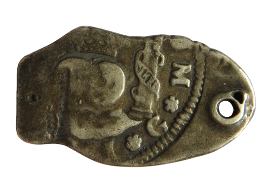 Spanish Colonial Guatemala Silver Cob Coin