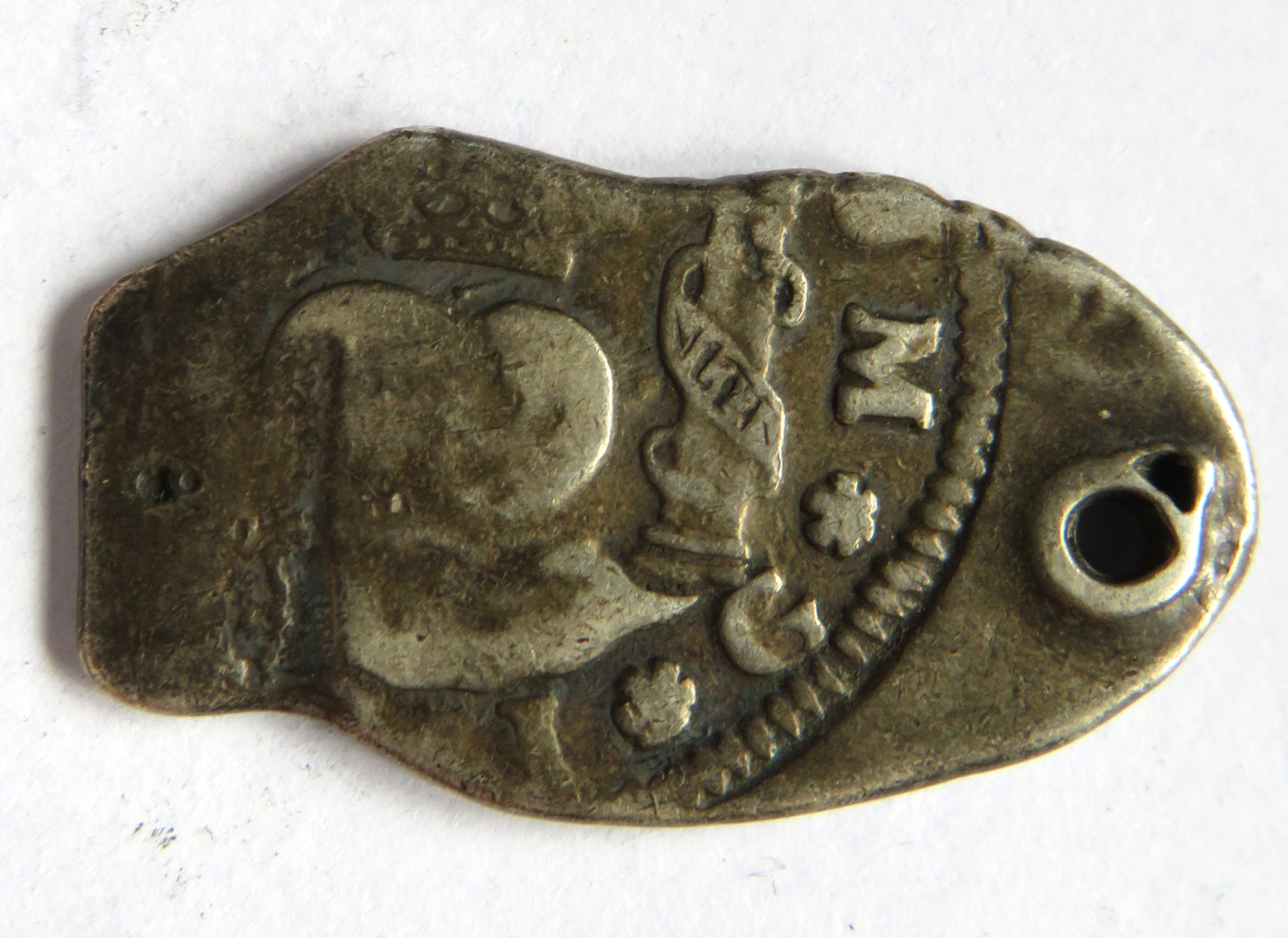Spanish Colonial Guatemala Silver Cob Coin