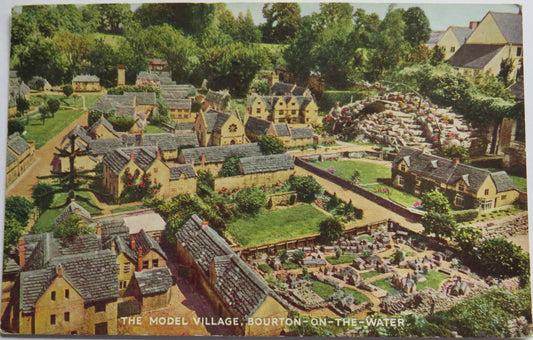 Vintage Postcard of The Model Village Bourton-On-The Water 1956