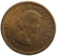 Load image into Gallery viewer, 1954 Queen Elizabeth II Farthing Coin - Great Britain
