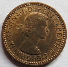 Load image into Gallery viewer, 1956 Queen Elizabeth II Farthing Coin - Great Britain
