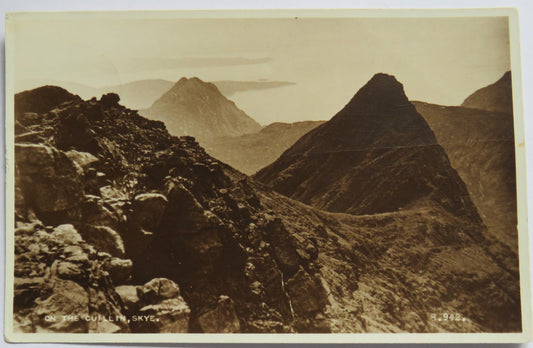 Vintage Postcard of On The Cullin, Skye