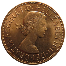 Load image into Gallery viewer, 1967 Queen Elizabeth II One Penny Coin In High Grade
