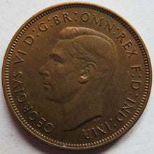 Load image into Gallery viewer, 1937 King George VI One Penny Coin In High Grade
