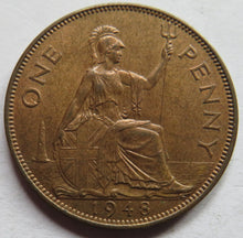 Load image into Gallery viewer, 1948 King George VI One Penny Coin In Higher Grade
