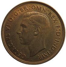 Load image into Gallery viewer, 1937 King George VI One Penny Coin In High Grade
