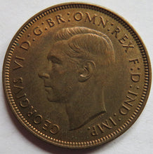 Load image into Gallery viewer, 1937 King George VI One Penny Coin In High Grade
