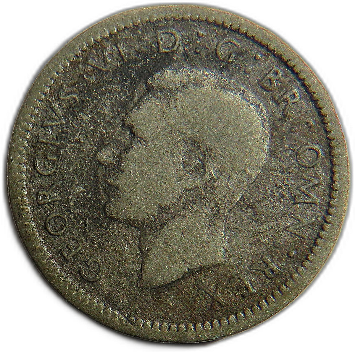 1942 King George VI Silver Threepence Coin - Scarce Date - Great Britain