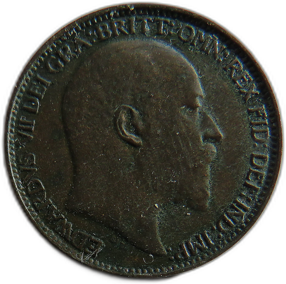 1902 King Edward VII Farthing Coin - Great Britain