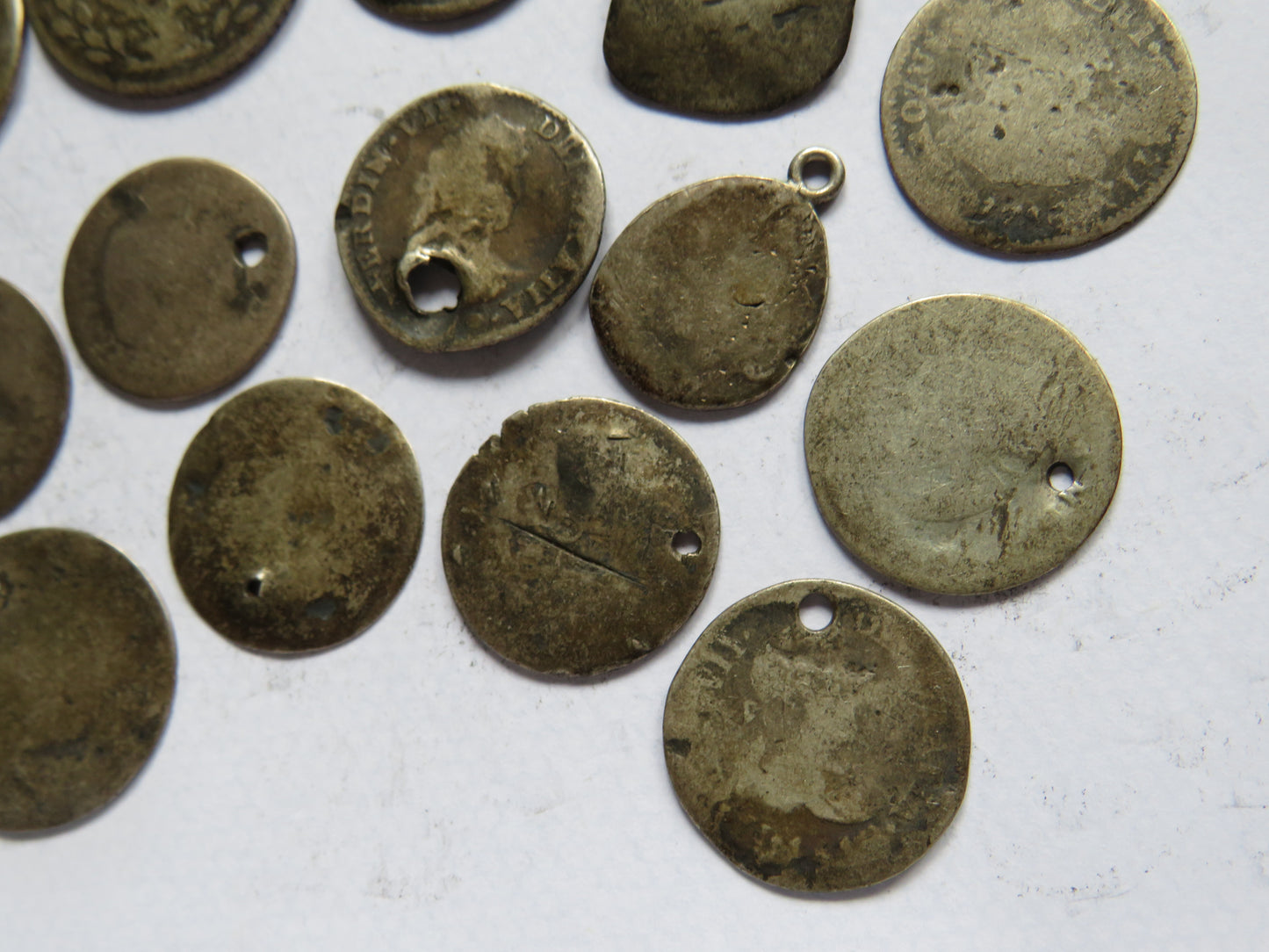 Small Collection of 17th - 19thC Spanish Colonial Silver Coins