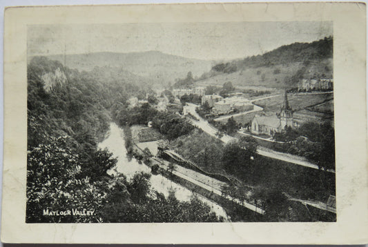 Vintage Postcard of Matlock Valley