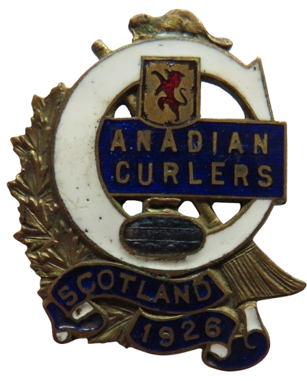 Vntage Longue Ponte Curlng Club Canada Est. 1963 Collectble Lapel Vntage Longue Ponte Curlng Club Canada Est. 1963 Collectble Lapel